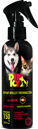 Spray Brillo y Reparación con Argán Dinky Para perro
